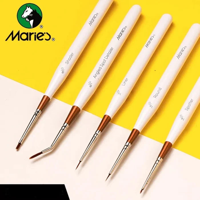 Marie's Mini Detailing Brush For Painting Pack Of 5 (750)