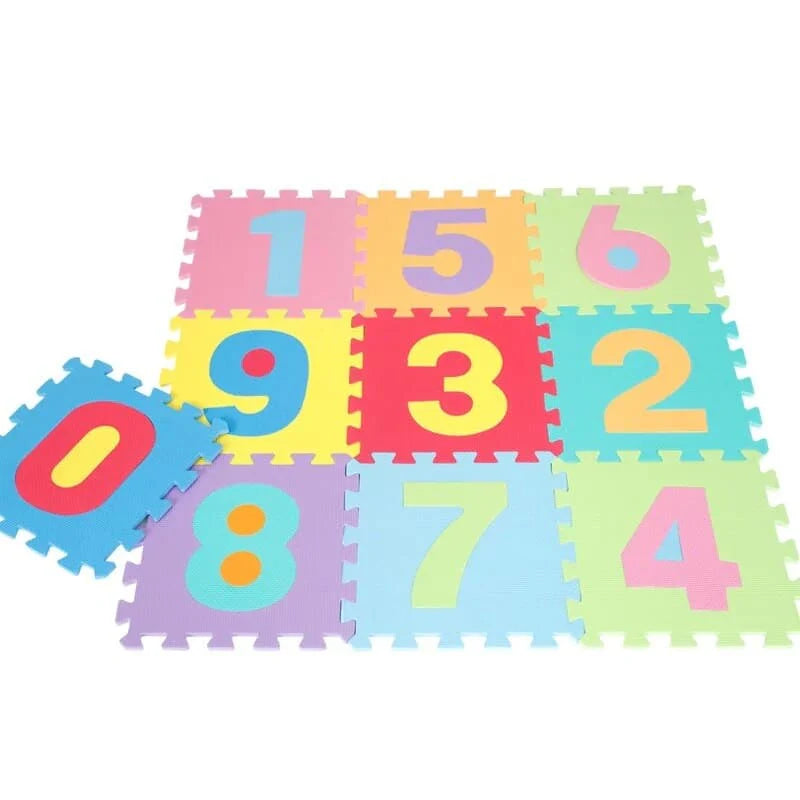 Eva Puzzle Foaming Mat Numbers 0 To 9 5pcs Set