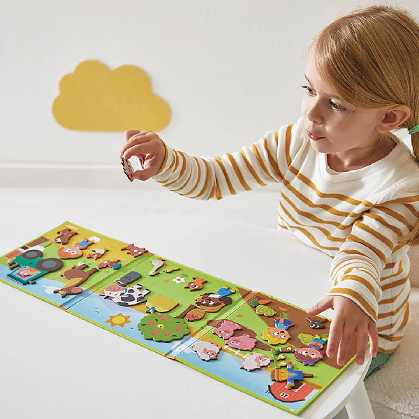 Magnetic Farm Puzzle Set for Kids – 15 pcs Educational Learning Toy