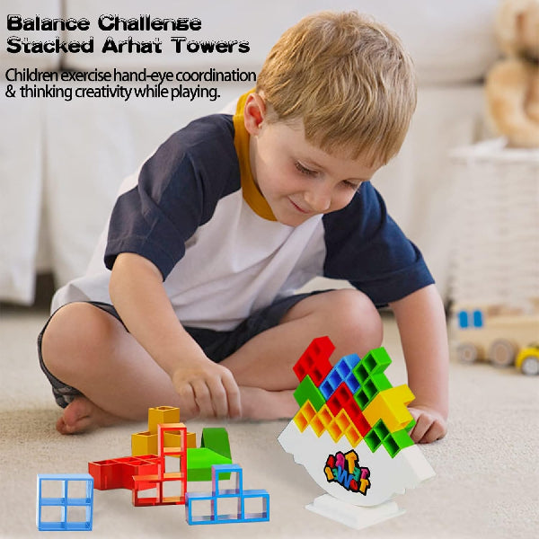 Tetra Tower Stacking Blocks Balance Game