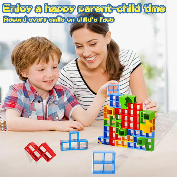 Tetra Tower Stacking Blocks Balance Game
