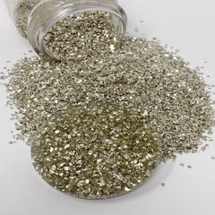 Crushed glass for geode resin art work