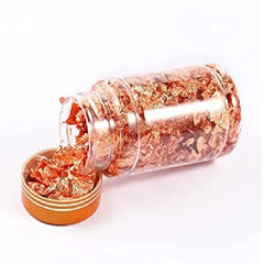 Panni Flakes Gold, Silver & Copper for (Resin Art, Calligraphy) Foil Flakes Imitation Flakes Multipurpose