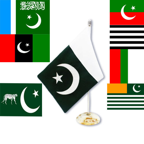 Political Party Flag Table Flag Marble Base