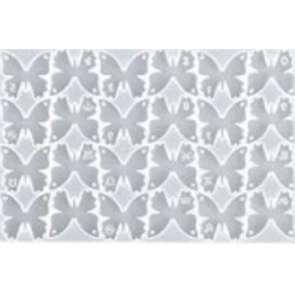 Silicon Mold Butterfly Shape 5x9"