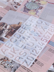 Epoxy Alphabet Silicone Mould