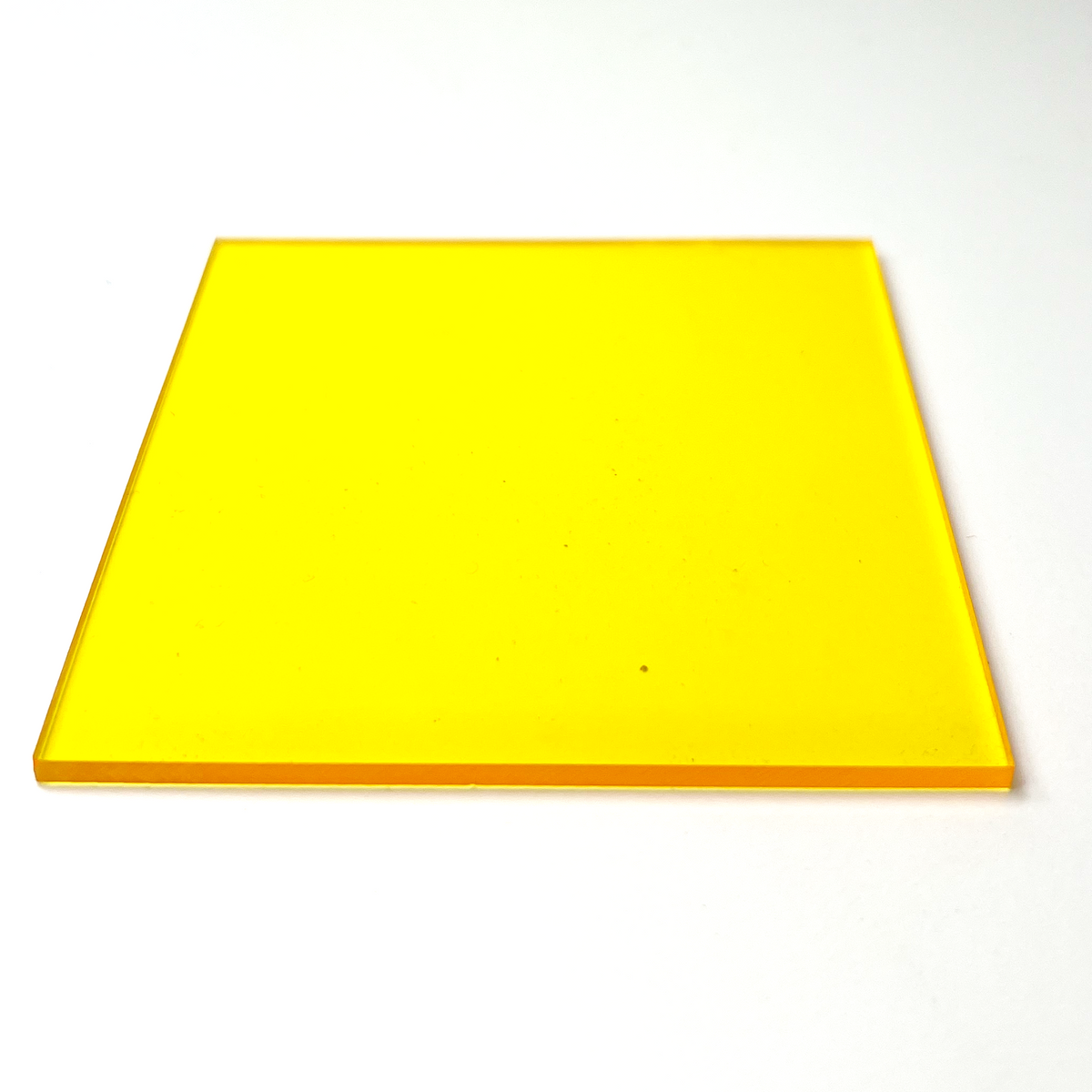 Yellow 2mm _Clear Acrylic Sheet 8x12 Inches