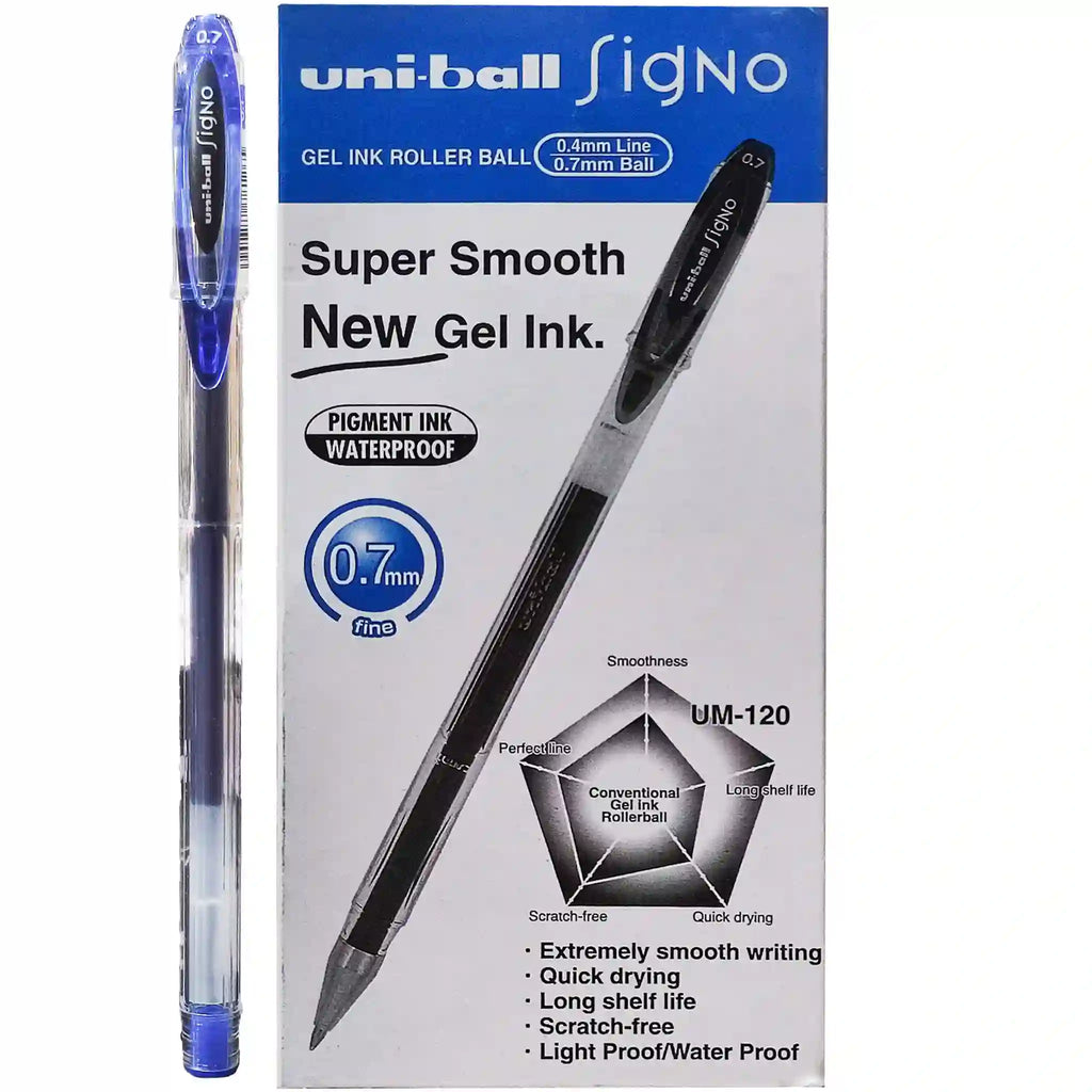 Uni-Ball Signo Gel Ink Pen 0.7 Um-120 Box Of 12 -