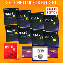 IELTS Books 11-19 + Helping Kit Set (Pack of 04)