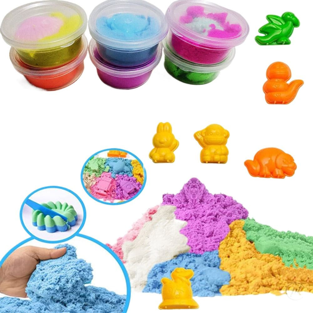 Mini Sand Multi Color for Kids- Kinetic Sand Kit Activity Toys,