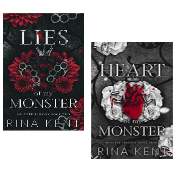 Set Of 2 Books  Monster Trilogy A Dark Mafia Romance / Lies of My Monster / Heart of My Monster by Rina Kent