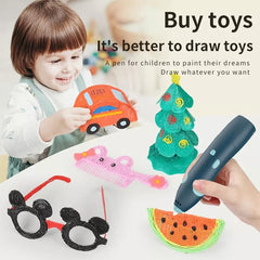 3D Pen Kids Drawing 3Doodler Pen For Realistic Printing,