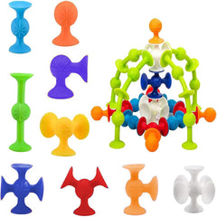 Suction Cups Sensory Toys Construction Blocks Building Blocks for Kids - 33 pieces
