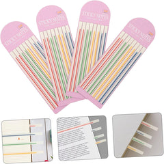160 Sheets Translucent Sticky Slender Index Macaron Color Note Notepad Classification