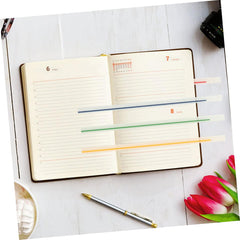 160 Sheets Translucent Sticky Slender Index Macaron Color Note Notepad Classification