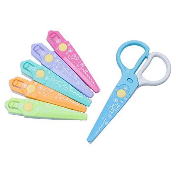 6 in1 Craft Set, with Decorative Scissors and Embossing Tool for paper cutting