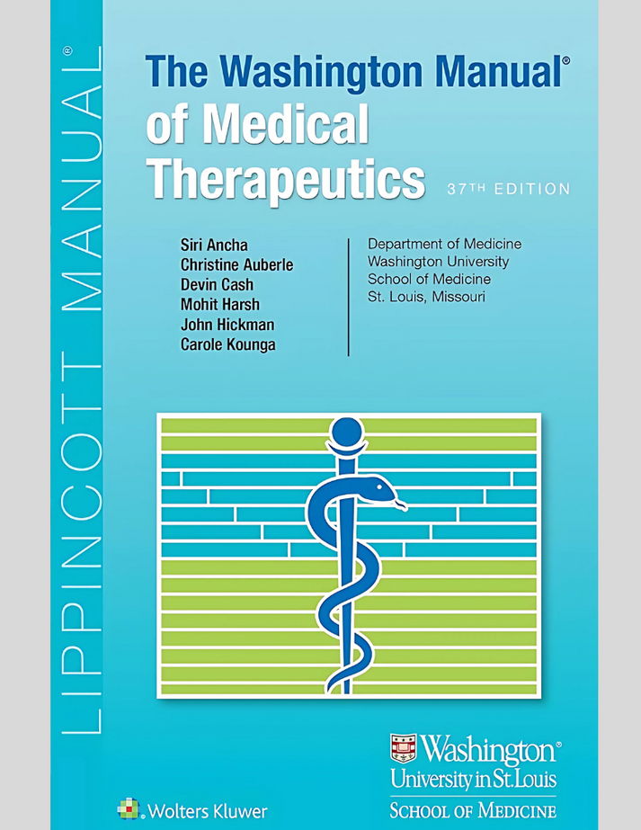 The Washington Manual of Medical Therapeutics, 37th Edition