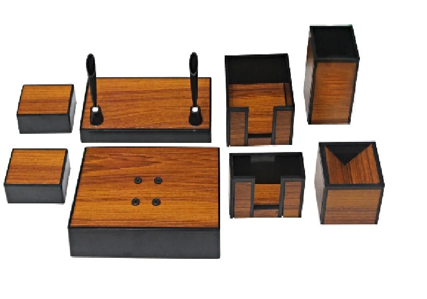 Wooden Table Set 8pcs Set For Any Office Or Home Desk