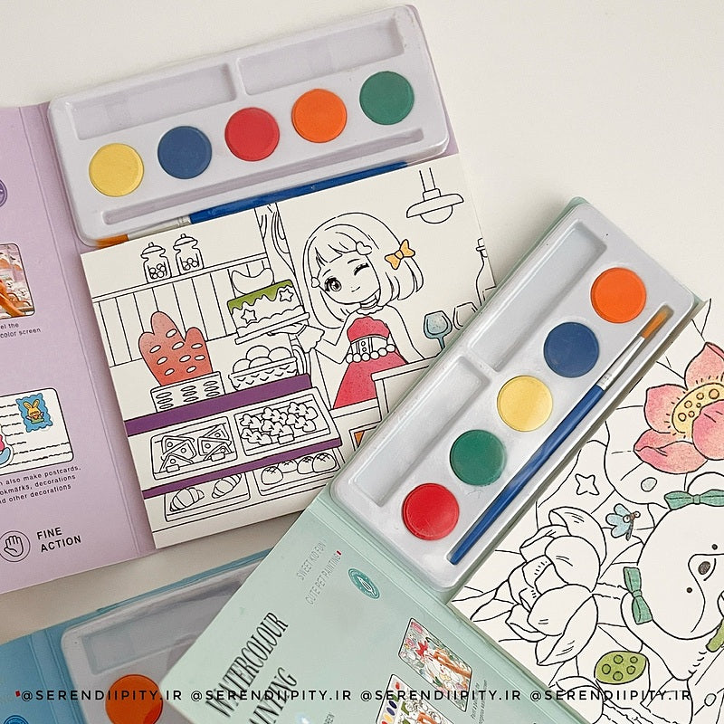 Water Color Painting Book