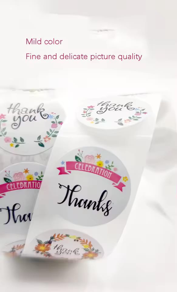 Thank You Stickers Labels Stamps