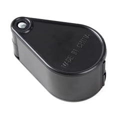 10X 30mm Double Open Folding Portable Jewelry Optical Glass Loupe Magnifier
