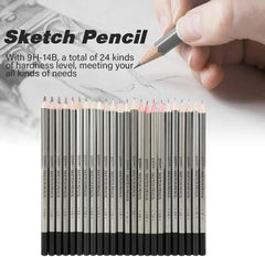 24Pcs Worison Sketching Pencil Set