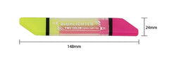 Set of 6pcs Double Sided Dual Tip Highlighters