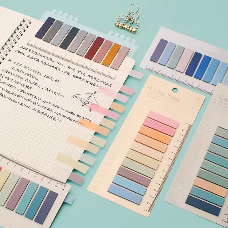 200 Sheets 10 Colors Solid color Sticky Notes
