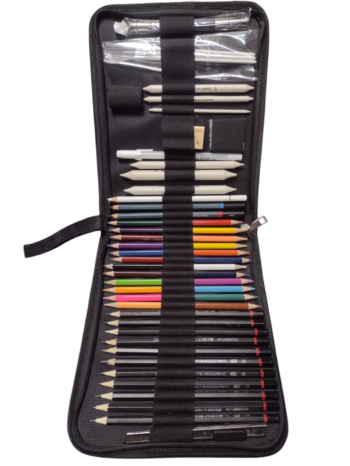 41pcs Professional Sketch Kit in Fabric Pouch