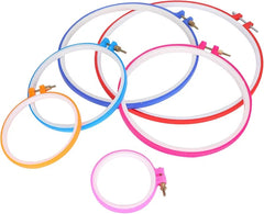 Plastic Embroidery Hoop Ring Frame All Sizes 4-12 INCH