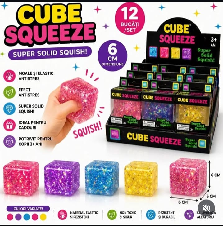 2026 hot Glitter Schylling Needoh Nice Cube, Sensory Toys, Anti-Stress Blocks, Stress Relief Jigsaw, Pressure Relief, Souvenir for Kids