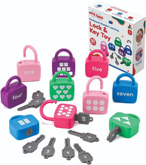 Lock and Key Toy - Learning Numbers, Counting & Matching Educational Toy Set for Kids