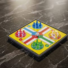 L&J Line Jun Toys Game Ludo (LJ1087) - Magnetic Folding Board Game, Classic Family Strategy Board Game for Kids and Adults