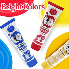 keepSmiling Super Washable Finger Paint Set for Kids – Non-Toxic, Skin-Friendly Safe Toddler Paint Set for Arts, Crafts, Early Learning & DIY Handprint Painting