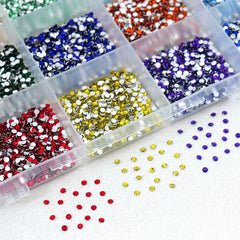 15-Color Rhinestone Gem Kit with Precision Tweezers & Picker Pen - Professional Grade Multi-Color Acrylic Flatback Gems for DIY Crafts, Nail Art, Face Gems, and Jewellery Making - Safe & Non-Toxic