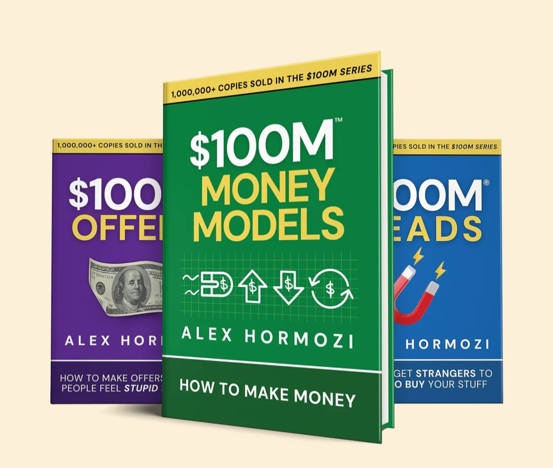 Set of 3 Novel $100M Offers / $100M Leads / $100M Money Models by alex hormozi