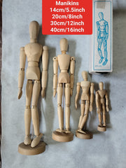 Manikin Articulated Mannequin With Base And Flexible Body
