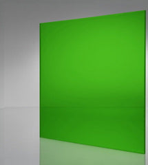 Green  2mm Transparent _Clear Acrylic Sheet 8x12 Inches