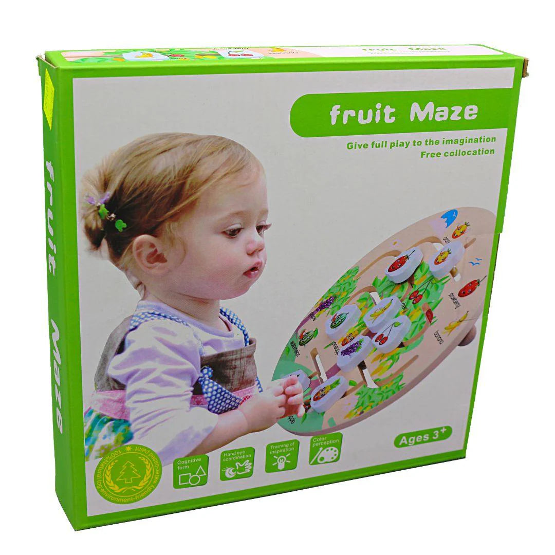 Wooden Fruit Maze