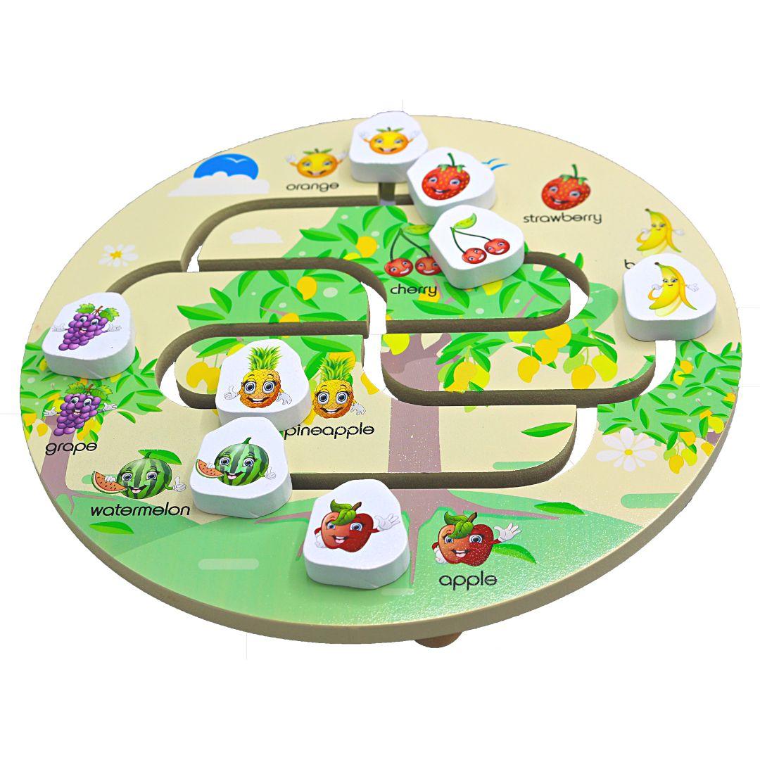 Wooden Fruit Maze