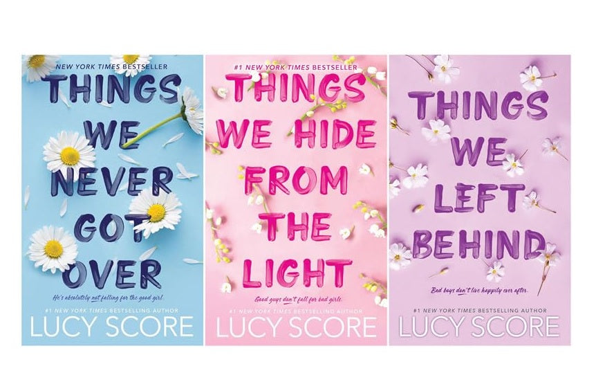 (Set of 3 Books)Things We never got Over Series (Set of 3 Books) || Things We Never Got Over / Things We Hide From The Light / Things We Left Behind By Lucy Score KS