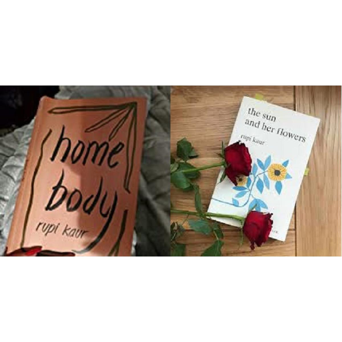 (set of 2) The sun and her flowers / Home Body by Rupi Kaur