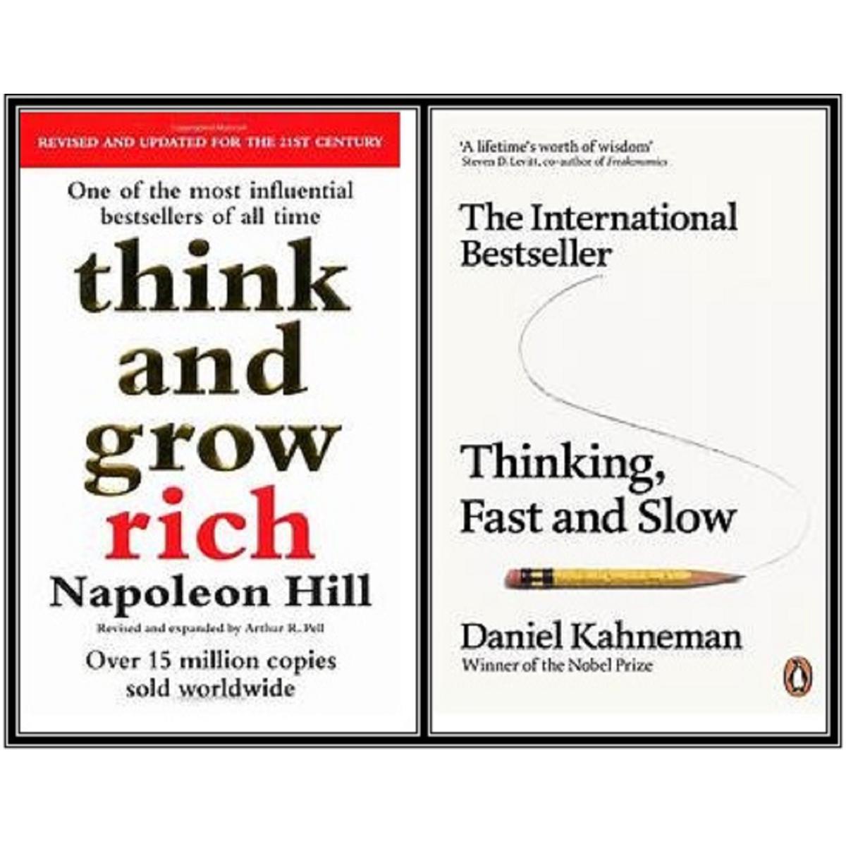 (Set of 2 ) Think and Grow Rich / Thinking fast and slow