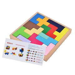 The intelligent blocks/Wooden Tetris Puzzle