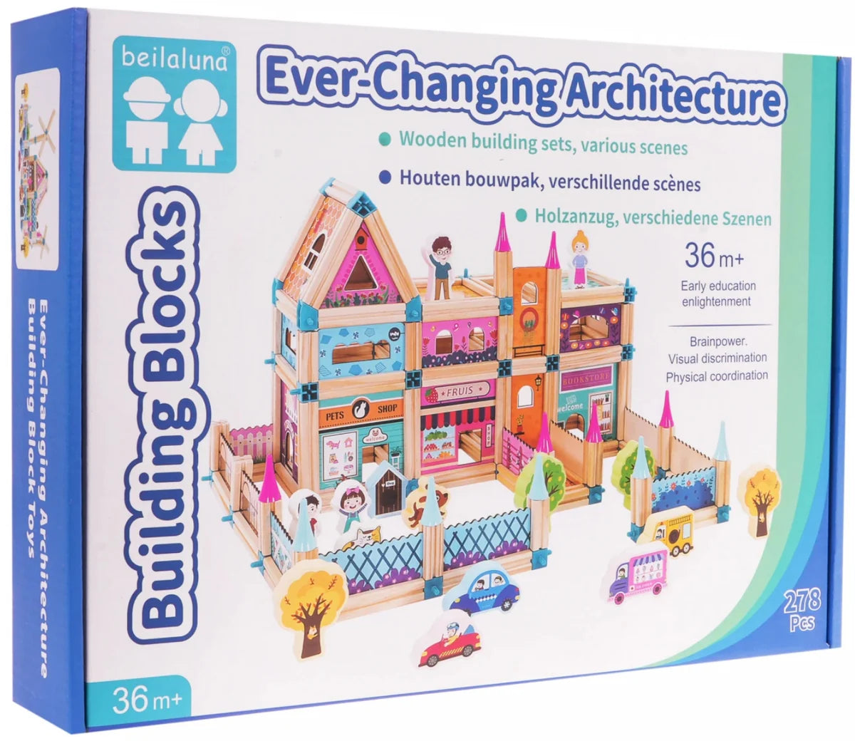 Building Blocks Toys 278pcs No.3805 - Beilaluna - wooden toys