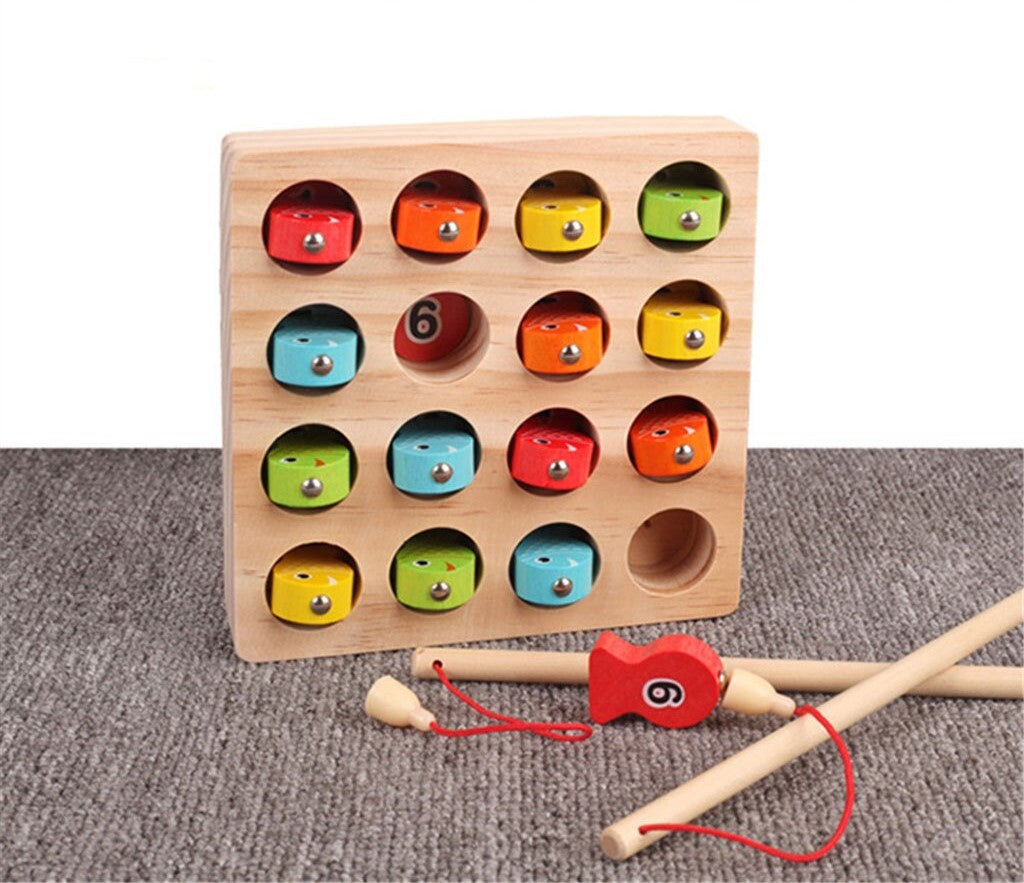 Number Fishing Game - Wooden Educational Toy