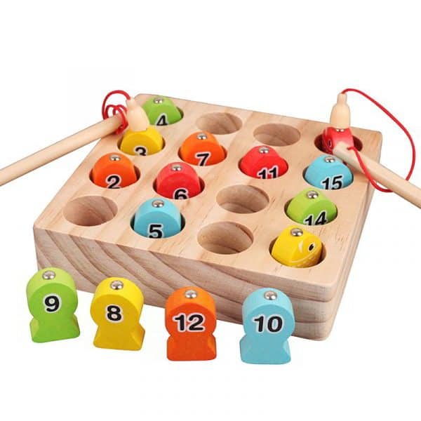 Number Fishing Game - Wooden Educational Toy