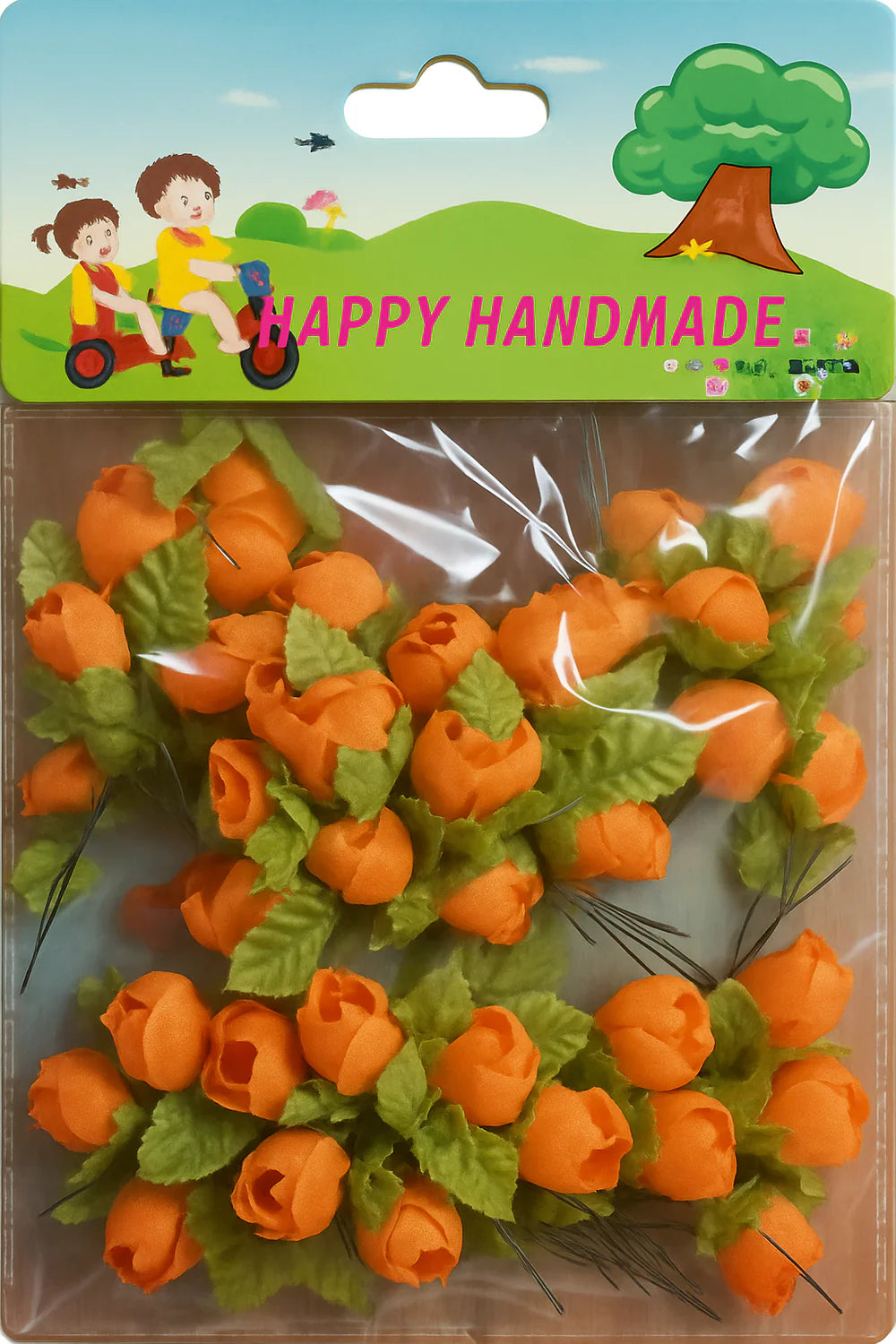 Foaming Glitters Sticker Flower ( Multicolor )