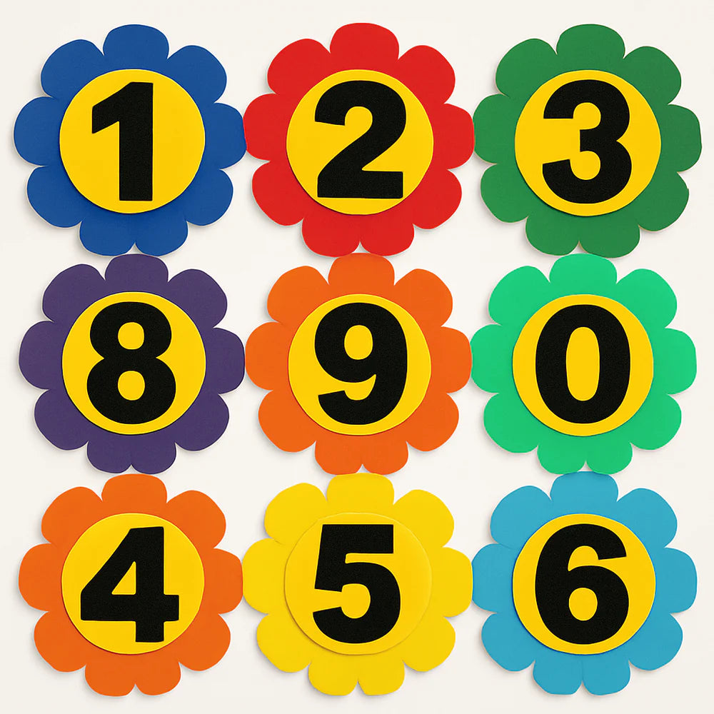 Foaming Counting Flower (Circle) 123