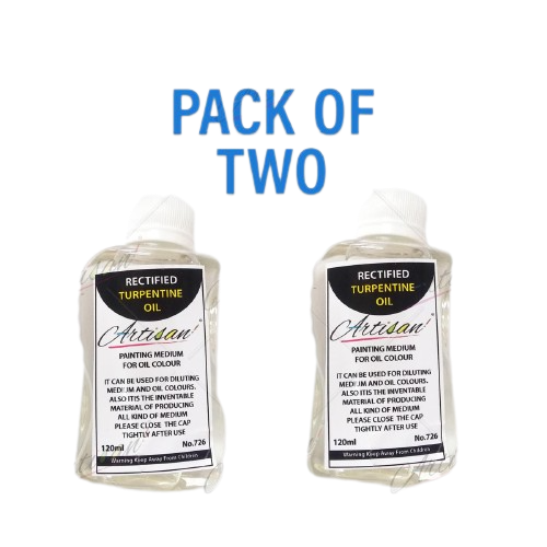Pack of 2 - Turpentine Oil Plastic Bottle 120ml